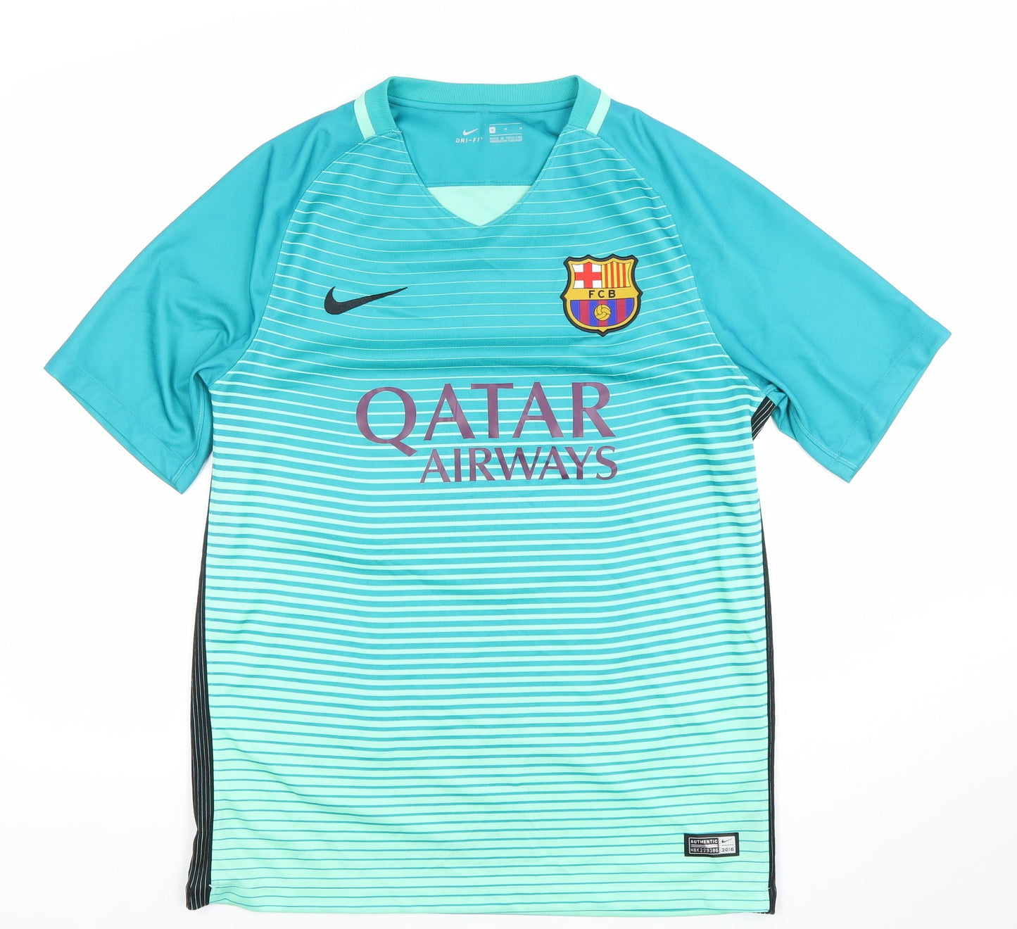 Nike Men's Blue Barcelona Football Jersey Shirt M