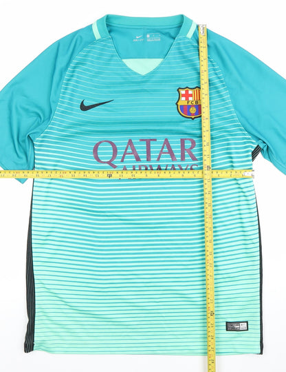 Nike Men's Blue Barcelona Football Jersey Shirt M