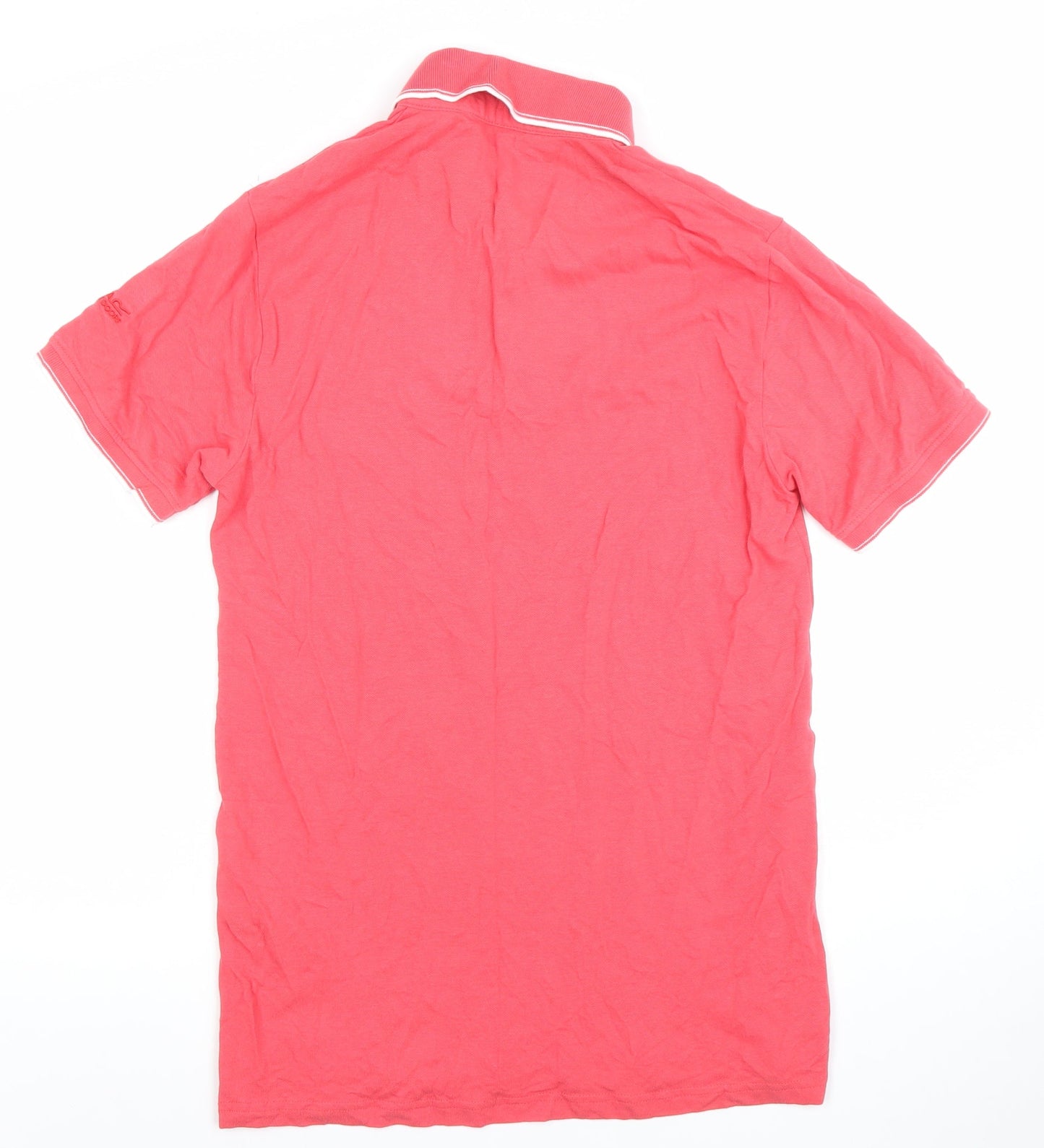 Regatta Men's Red Cotton Polo Shirt M Short Sleeve Outdoor Casual