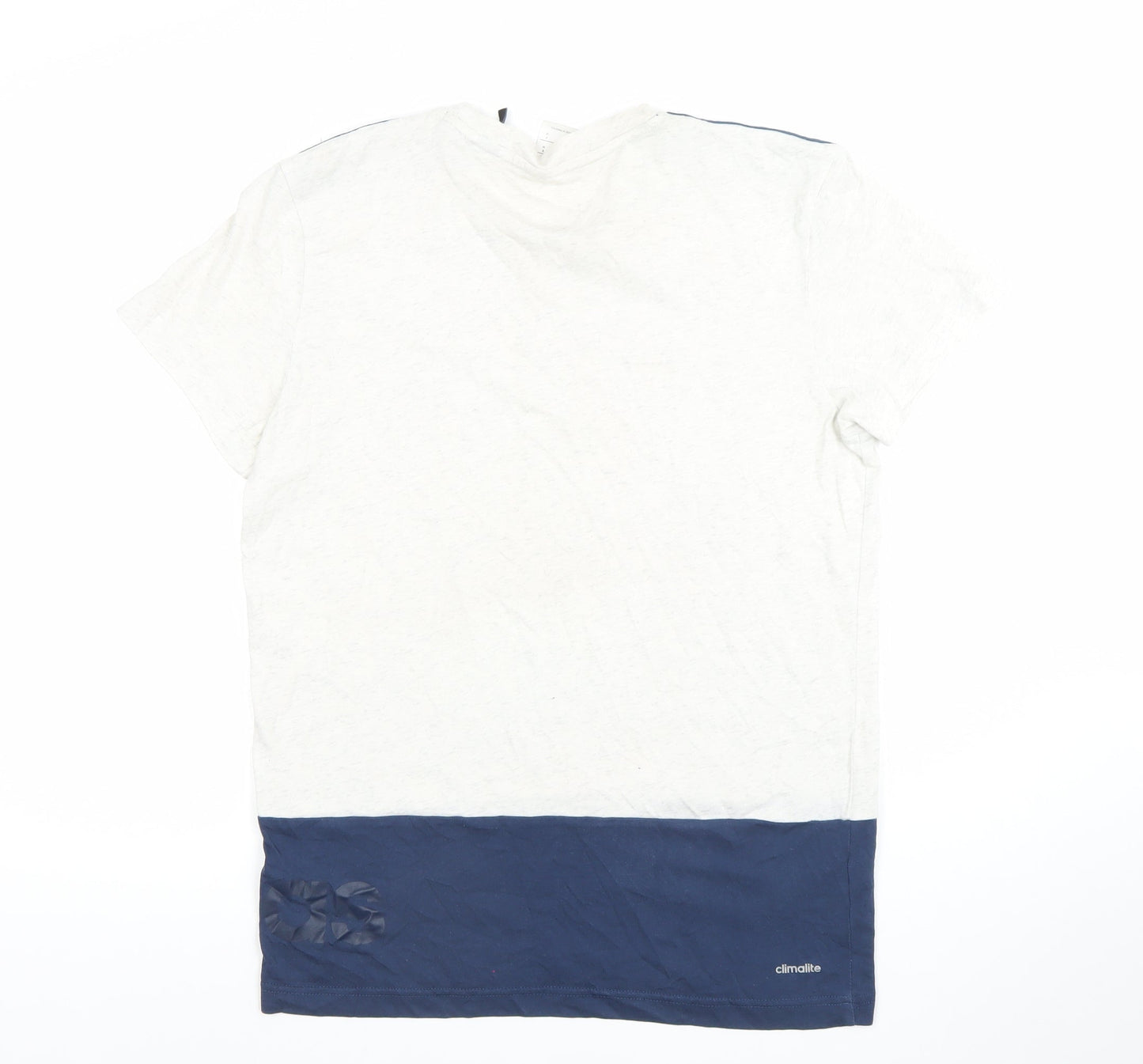 Mens UK Size M adidas White  T-Shirt