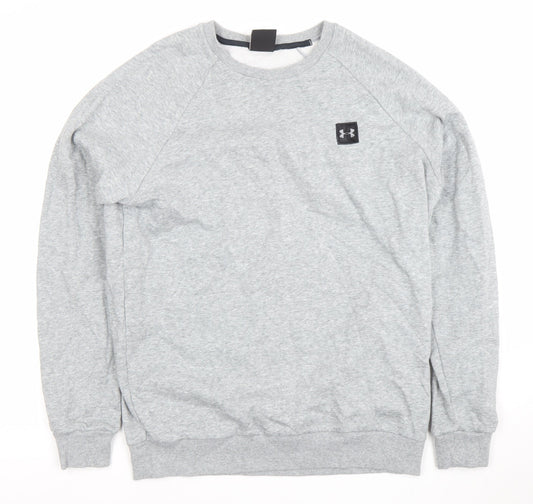 Under Armour Men's Grey M Crew Neck Pullover Sweatshirt