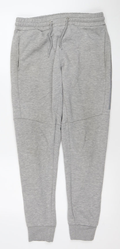 NICCE Men's Grey Small Jogger Sweatpants Cotton Blend