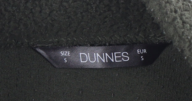 Dunnes Women Khaki Fleece 1/4 Zip Pullover Sweatshirt Size S