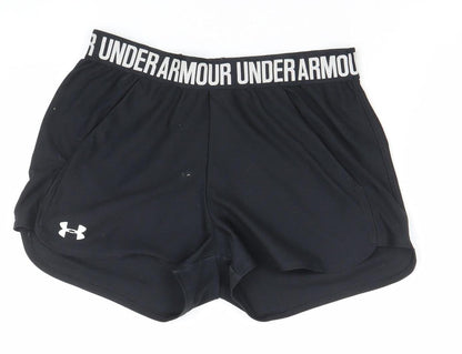 Under Armour Womens Black Athletic Shorts M Moisture Wicking Lightweight