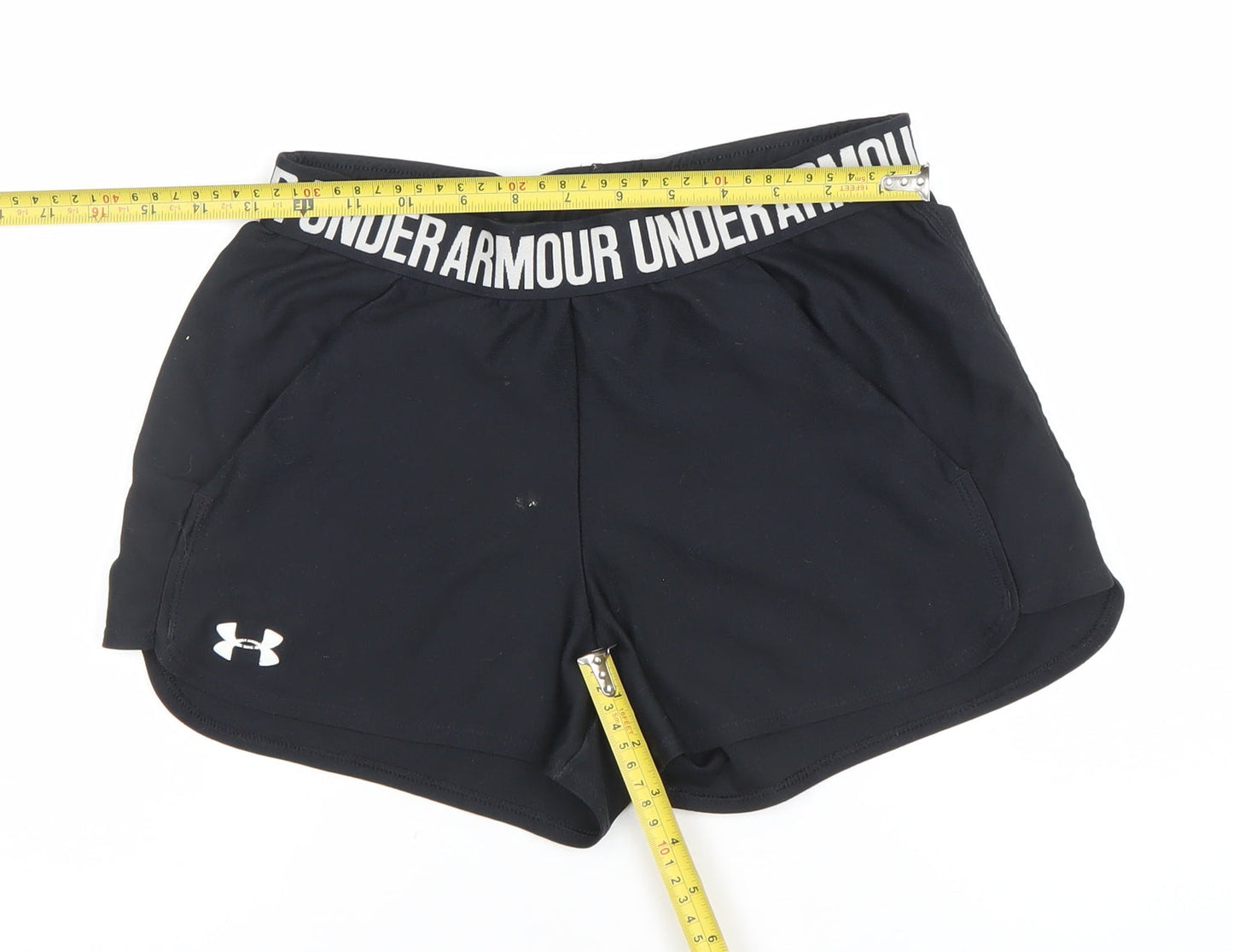 Under Armour Womens Black Athletic Shorts M Moisture Wicking Lightweight