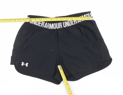 Under Armour Womens Black Athletic Shorts M Moisture Wicking Lightweight