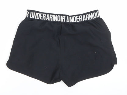 Under Armour Womens Black Athletic Shorts M Moisture Wicking Lightweight