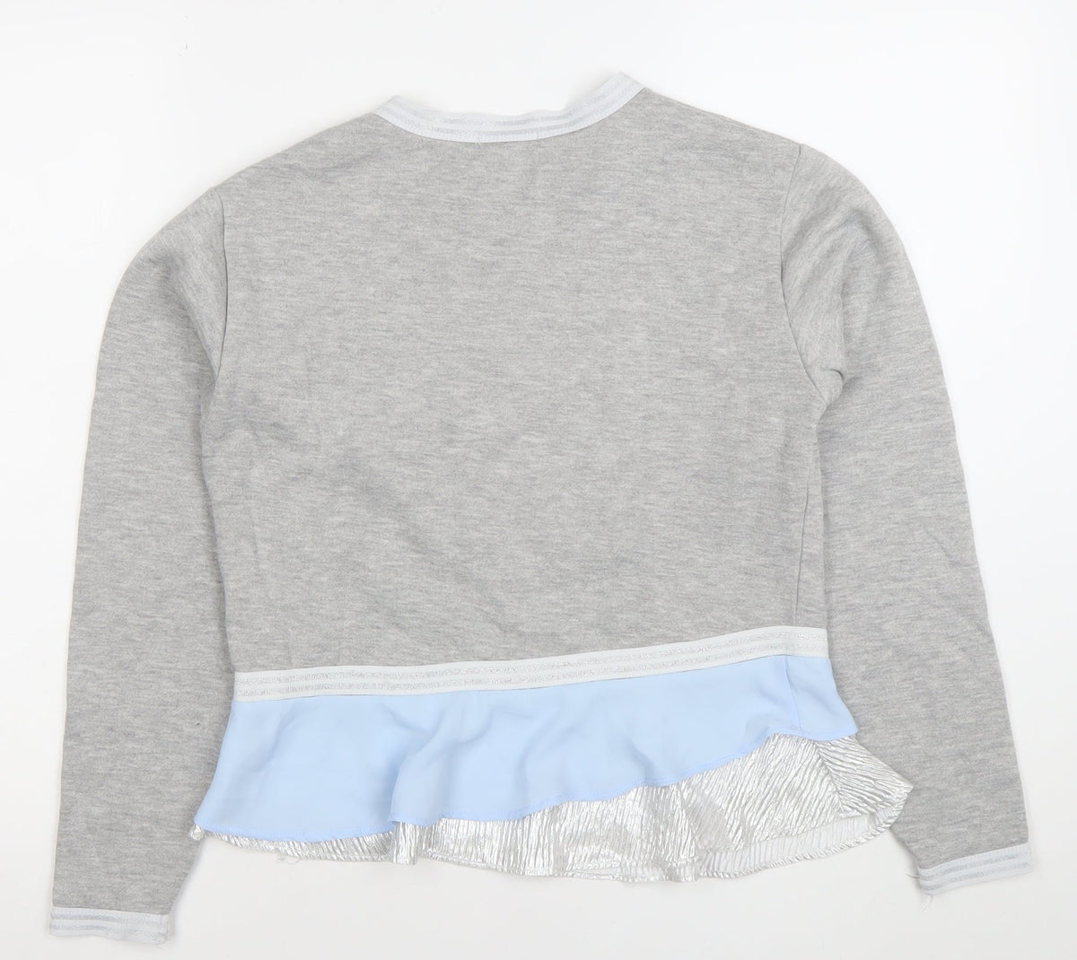 Womens UK Size S Diesel Grey Pullover Sweatshirt