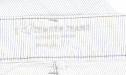 7 For All Mankind Womens Blue Straight Jeans Size L