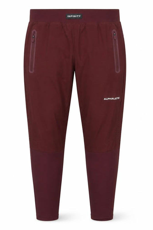 Alphalete Mens Brown Infinity Jogger Trousers L Slim Fit Gym Training