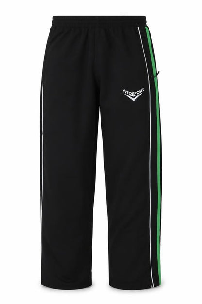 Intosport Men’s Black Track Pants M Quick Dry Straight Leg