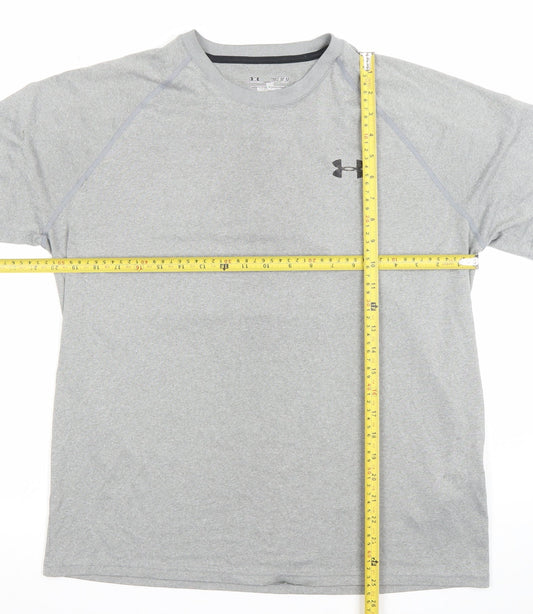 Under Armour Men Grey M HeatGear Loose Fit Active T-Shirt