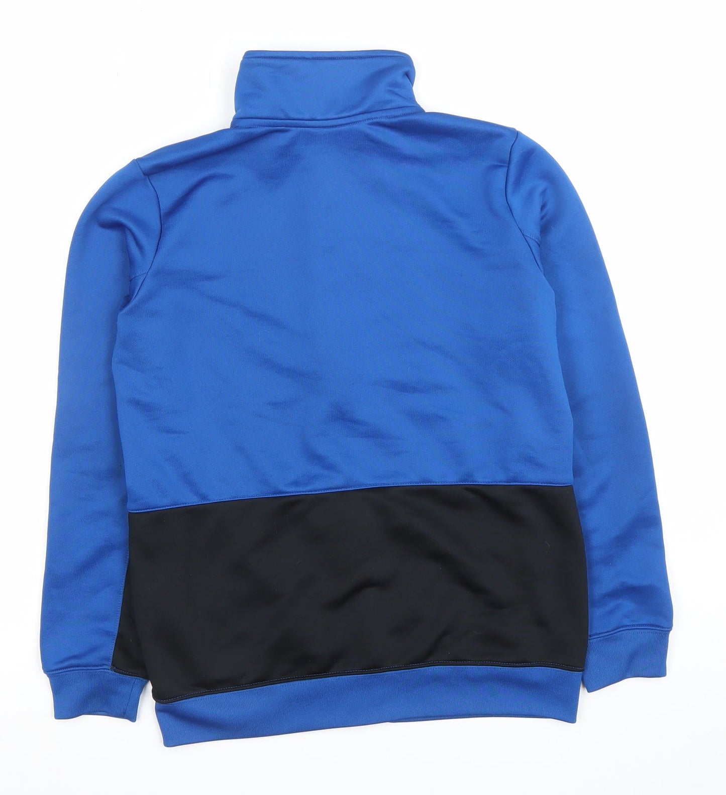 Nike Boys Blue Full Zip Hoodie Jacket Size L 12-13 Years Polyester