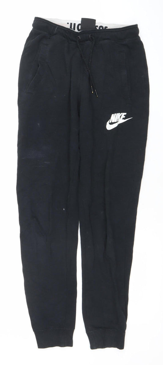 Nike Women's Black XS Jogger Sweatpants with Drawstring Waist