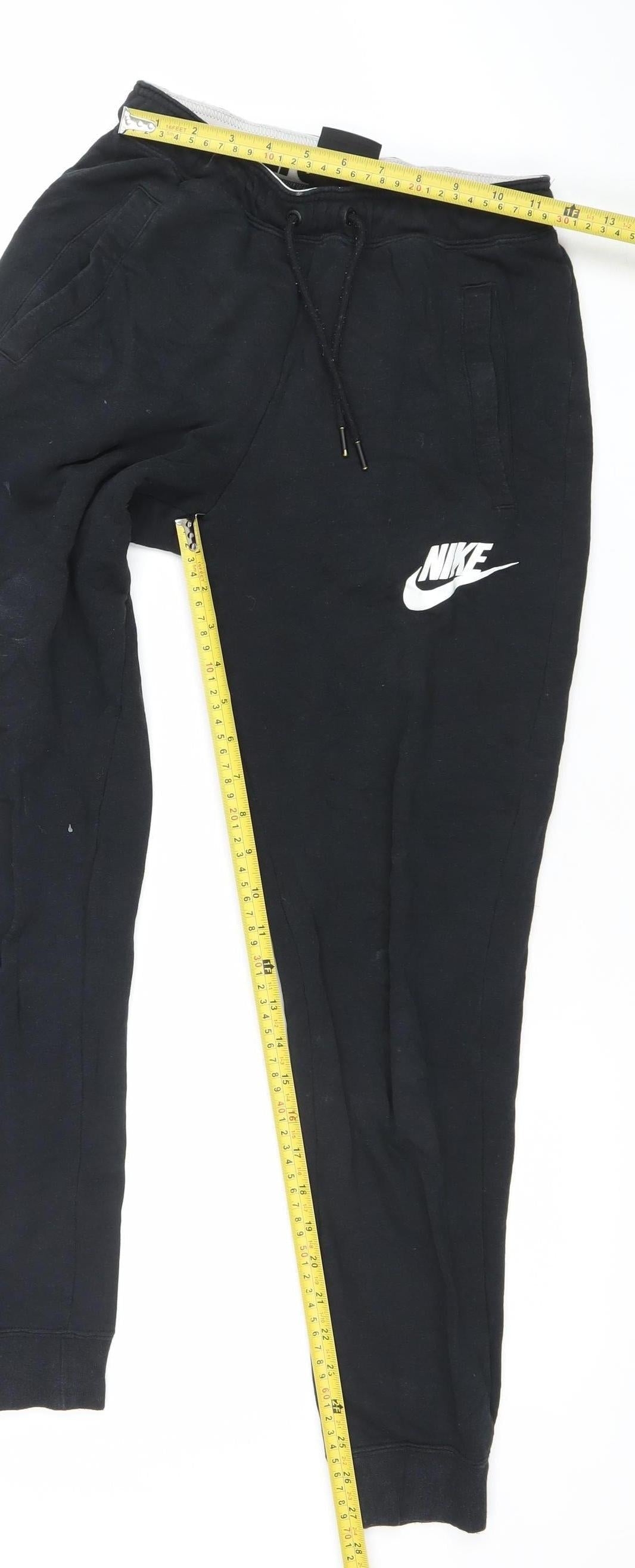 Nike Women's Black XS Jogger Sweatpants with Drawstring Waist