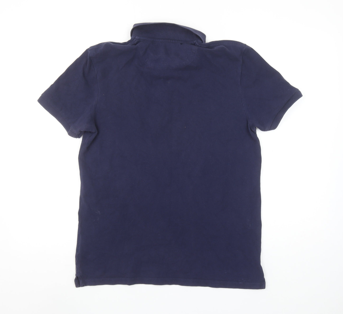 Lyle & Scott Men's Blue Regular Fit Cotton Polo Shirt L