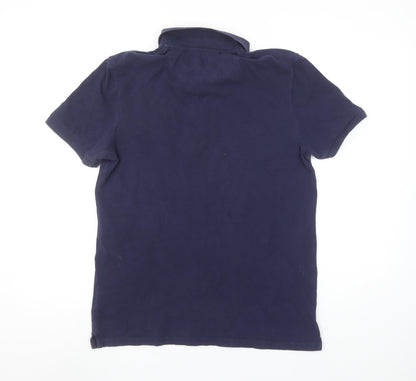 Lyle & Scott Men's Blue Regular Fit Cotton Polo Shirt L