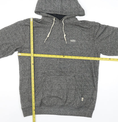 Vans Men's Grey Pullover Hoodie Small Regular Fit Fleece Sweatshirt