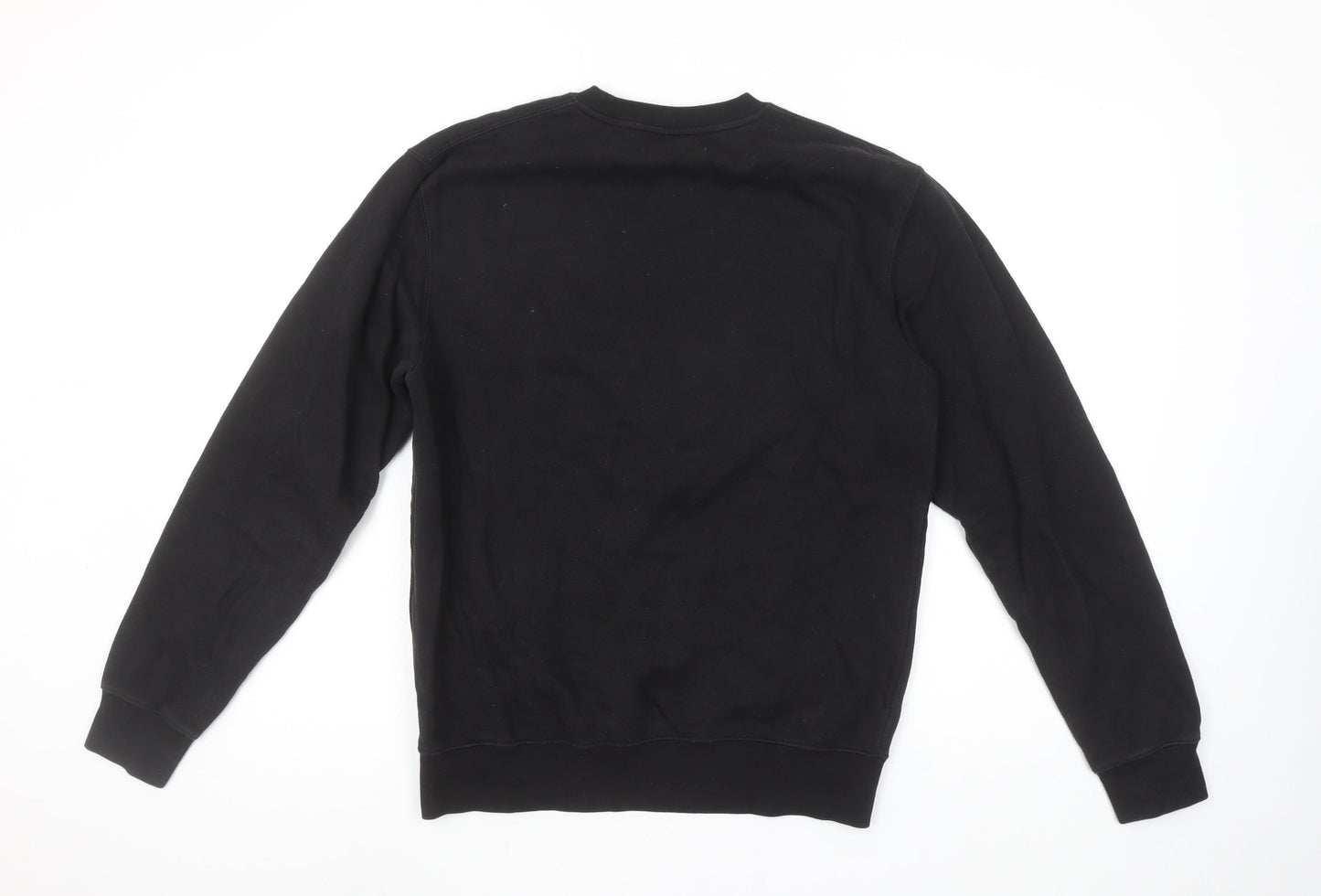LooseHeadz Men’s Black Small Crew Neck Pullover Sweatshirt
