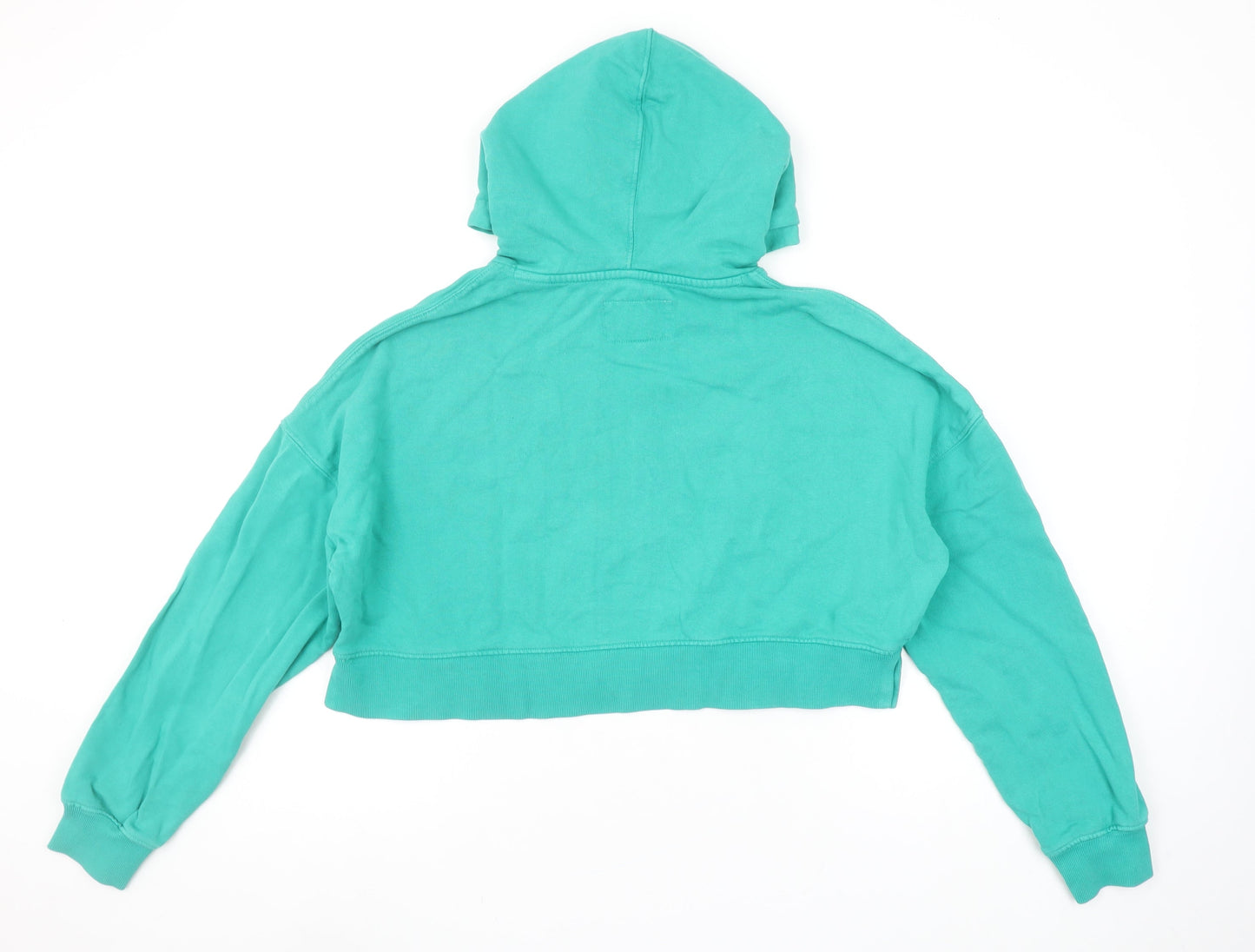 Womens UK Size 10 Jack Wills Green Pullover Hoodie