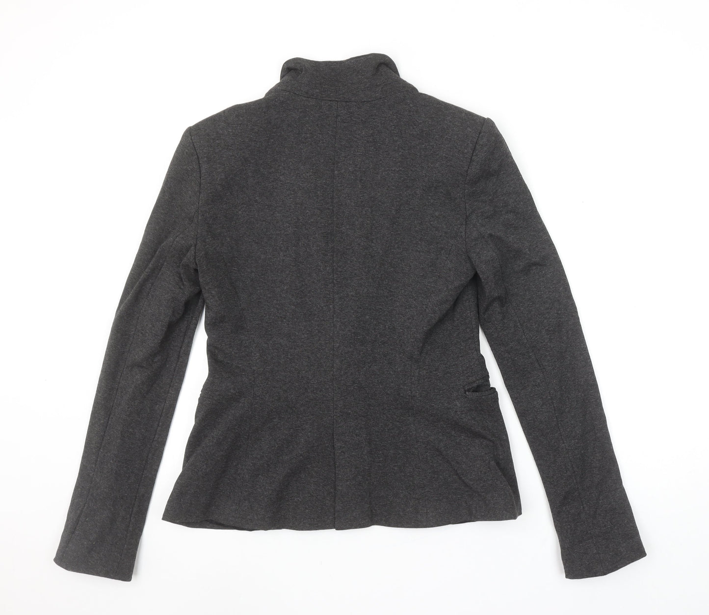 Zara Basic Women's Grey Slim Fit One-Button Blazer Jacket S