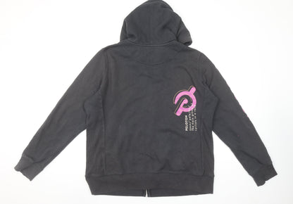 Peloton Women's Black Full Zip Hoodie XL Cotton Blend