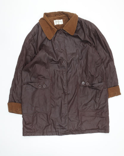 Glodagh Callaghan Women’s Brown Mid-Length Overcoat Size 14