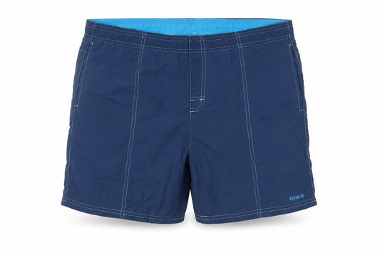 Front view of Etirel Men Blue M Swim Shorts Elastic Waist Quick Dry Lined