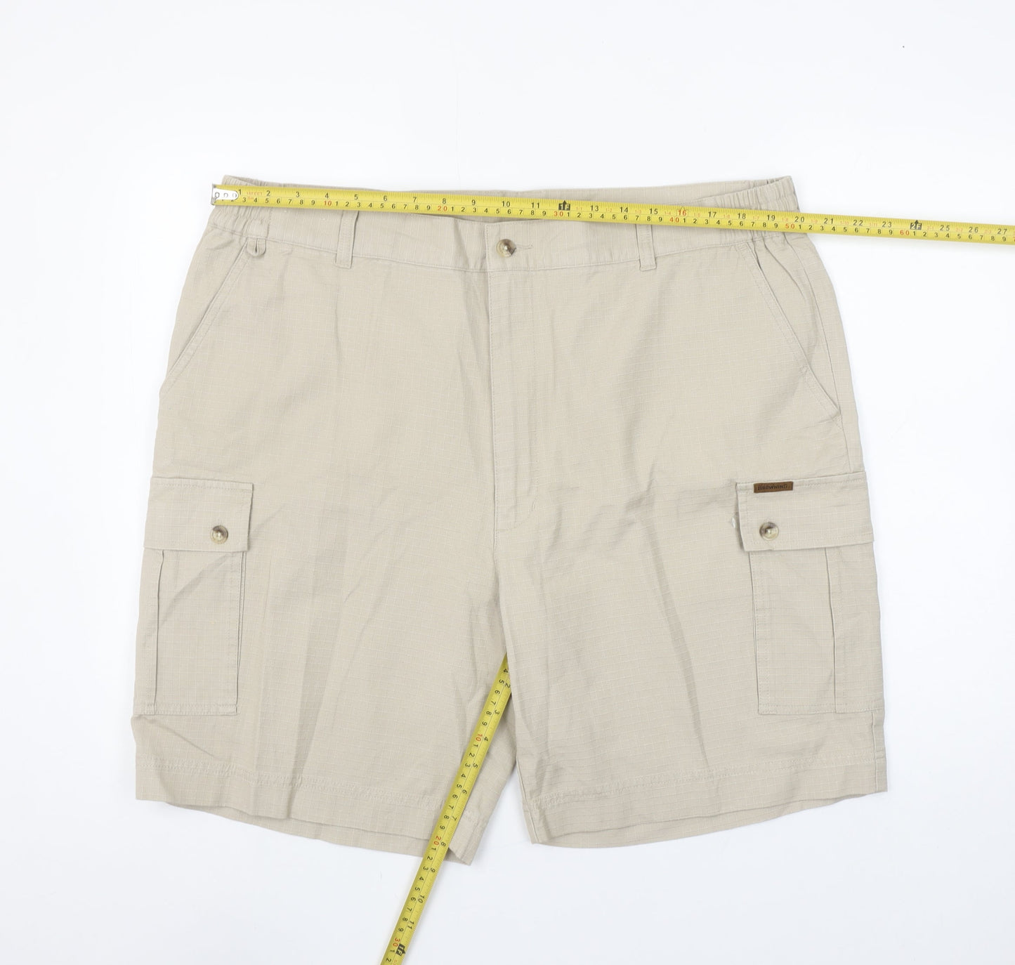 Browning Men's Beige Cargo Shorts Size 40 Cotton Canvas Outdoor