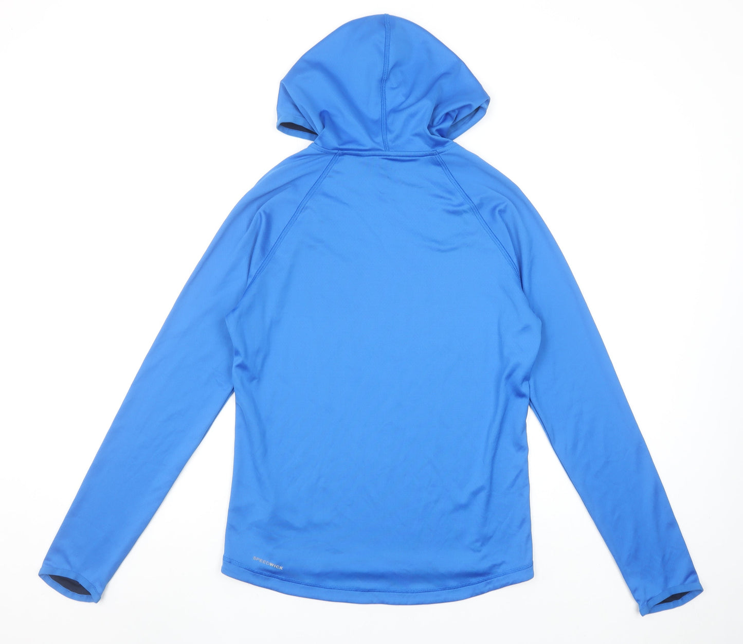 Reebok Women Blue Small Hoodie Pullover Long Sleeve Activewear