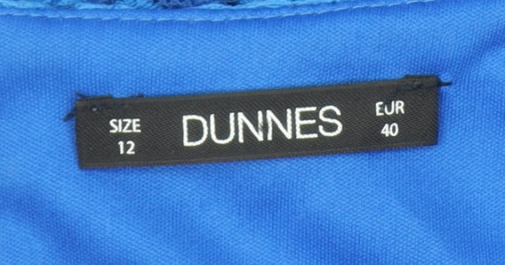 Dunnes Women’s Blue Lace Sheath Knee Length Dress Size 12