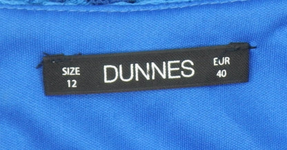 Dunnes Women’s Blue Lace Sheath Knee Length Dress Size 12