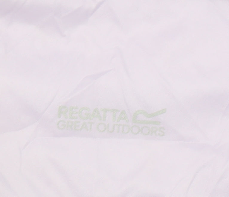 Regatta Girls Purple Hooded Rain Coat 11-12 Years Lightweight Jacket