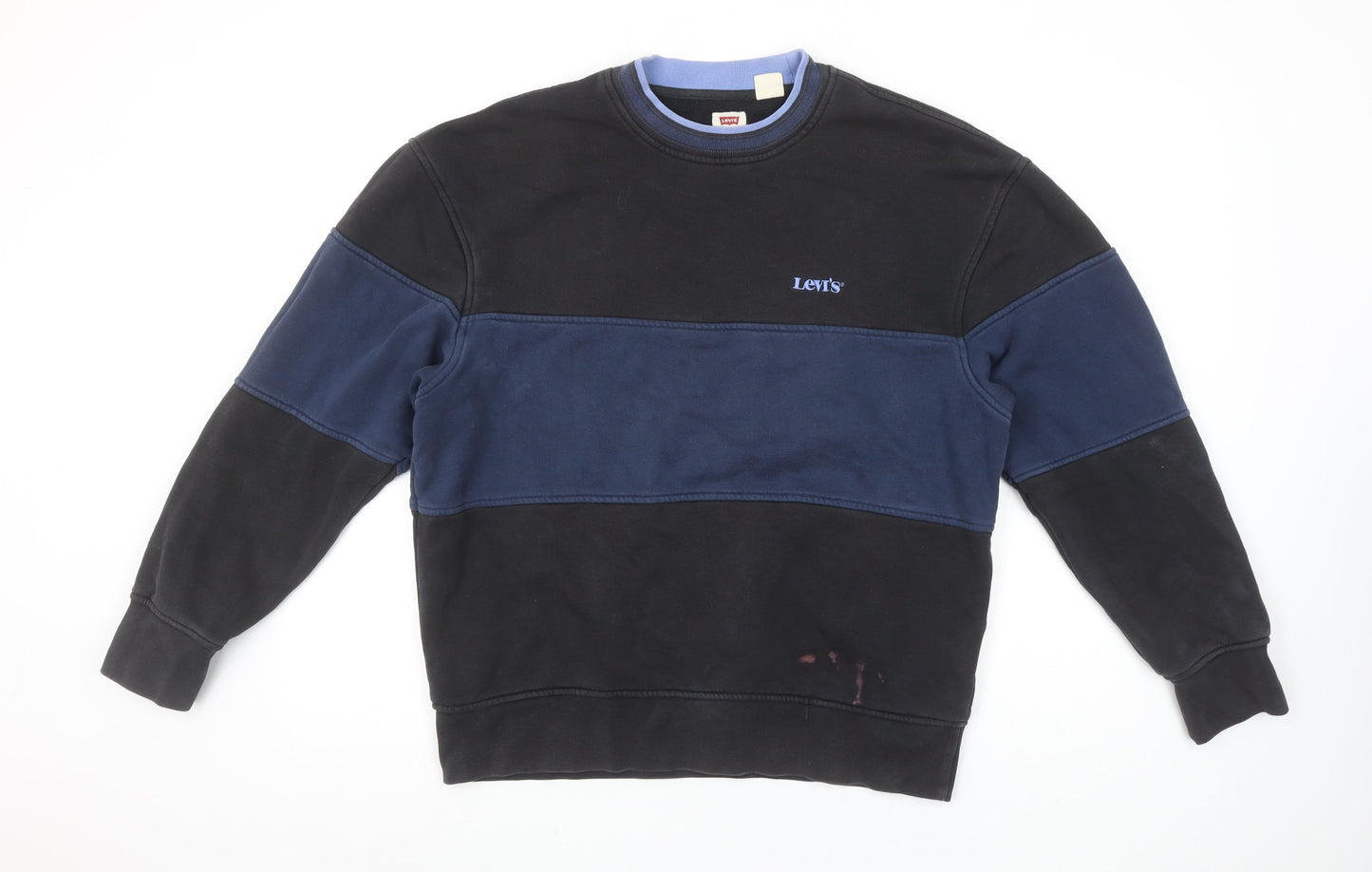 Mens UK Size S Levi's Blue Pullover Sweatshirt