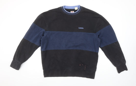Mens UK Size S Levi's Blue Pullover Sweatshirt
