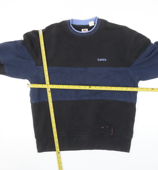 Mens UK Size S Levi's Blue Pullover Sweatshirt
