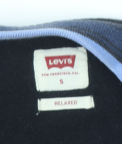 Mens UK Size S Levi's Blue Pullover Sweatshirt