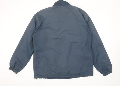 Mountain Life Men's Blue M Full Zip Outdoor Hiking Jacket
