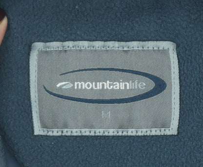 Mountain Life Men's Blue M Full Zip Outdoor Hiking Jacket