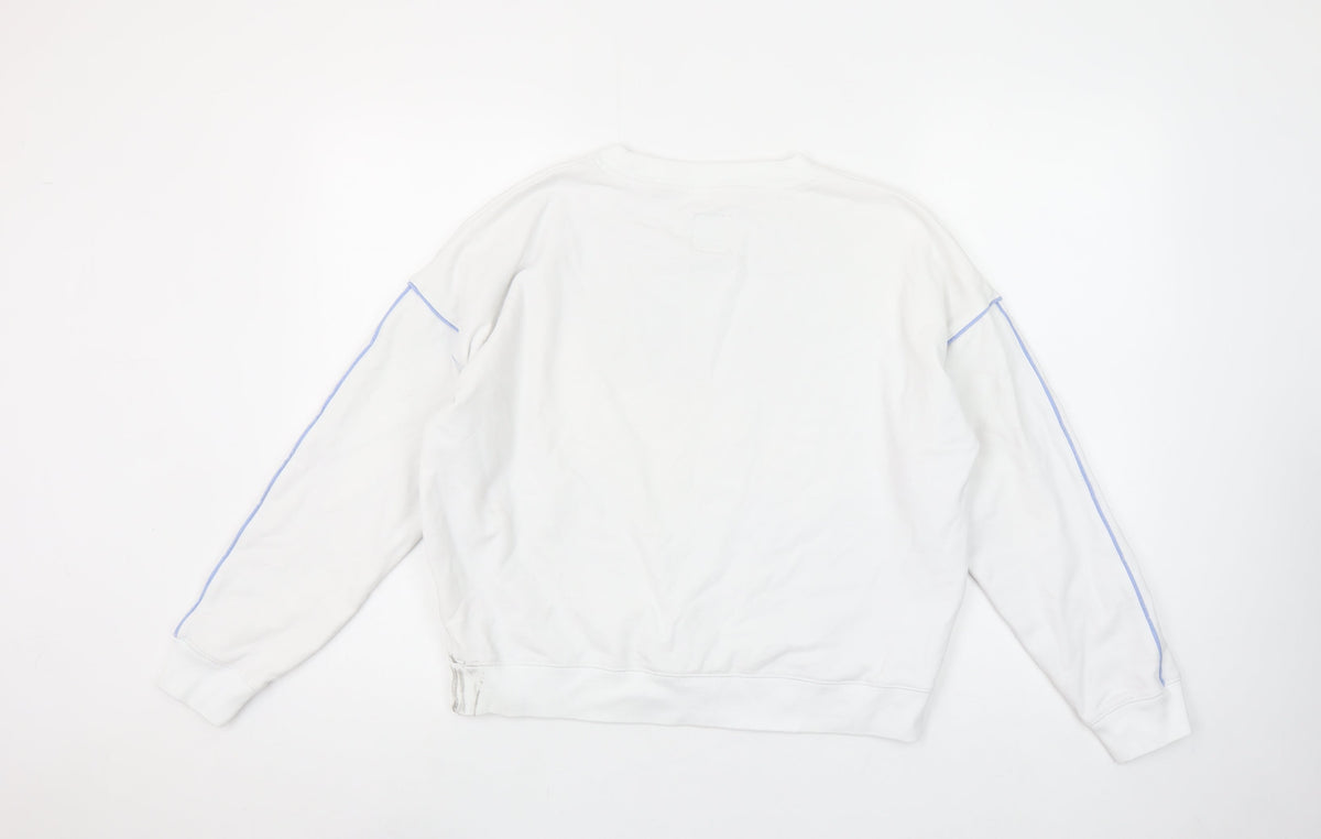 Womens UK Size 10 Jack Wills White Pullover Sweatshirt