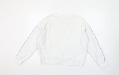 Womens UK Size 10 Jack Wills White Pullover Sweatshirt