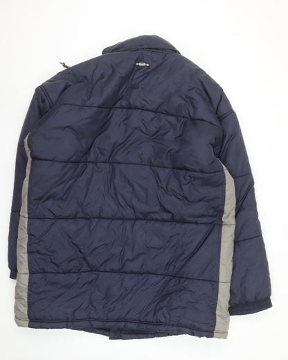 Mens UK Size XL PUMA Blue Puffer Jacket