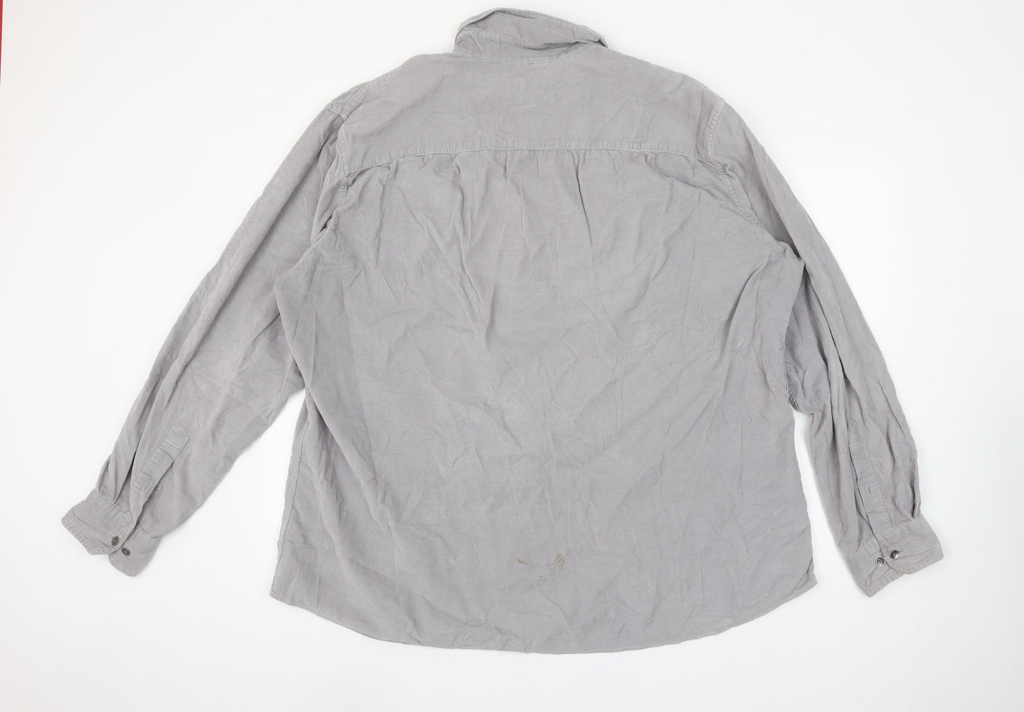 APT.9 Men’s Grey XL Slim Fit Long Sleeve Button-Up Shirt