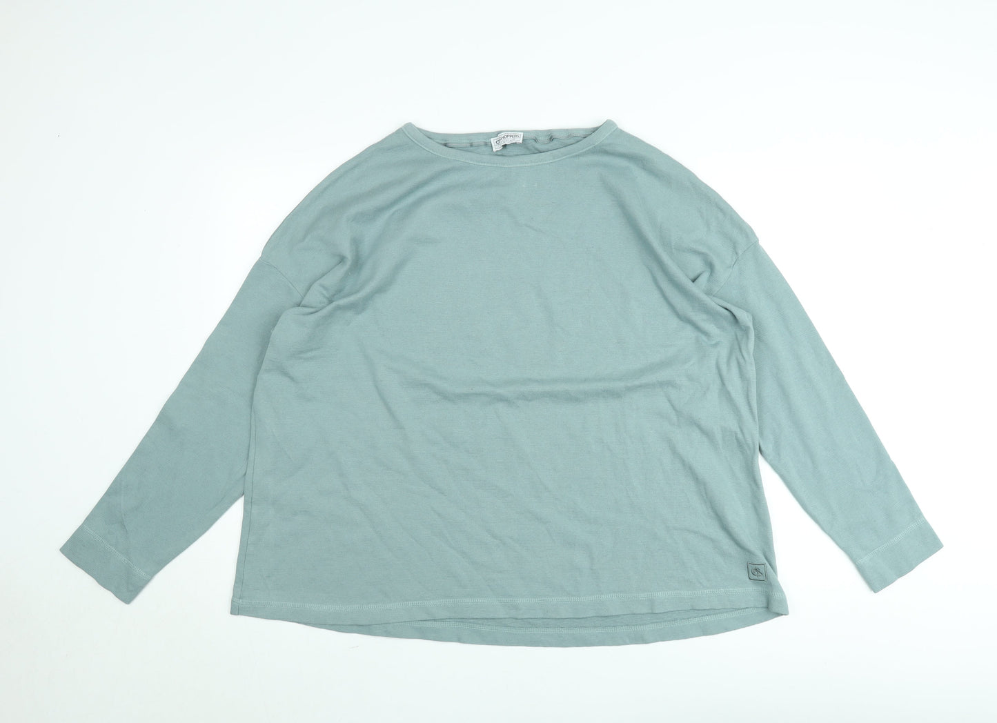 Choppers Women’s Blue Pullover Sweatshirt Size 12 Cotton Long Sleeve