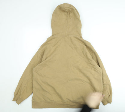 Marks and Spencer Women Beige 'Weekend' Pullover Hoodie Size L