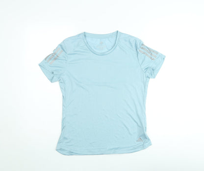 Adidas Womens Blue ClimaCool Running T-Shirt Size M