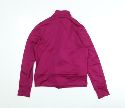 Adidas Women’s Pink Full Zip Sweatshirt Jacket Size 12 UK
