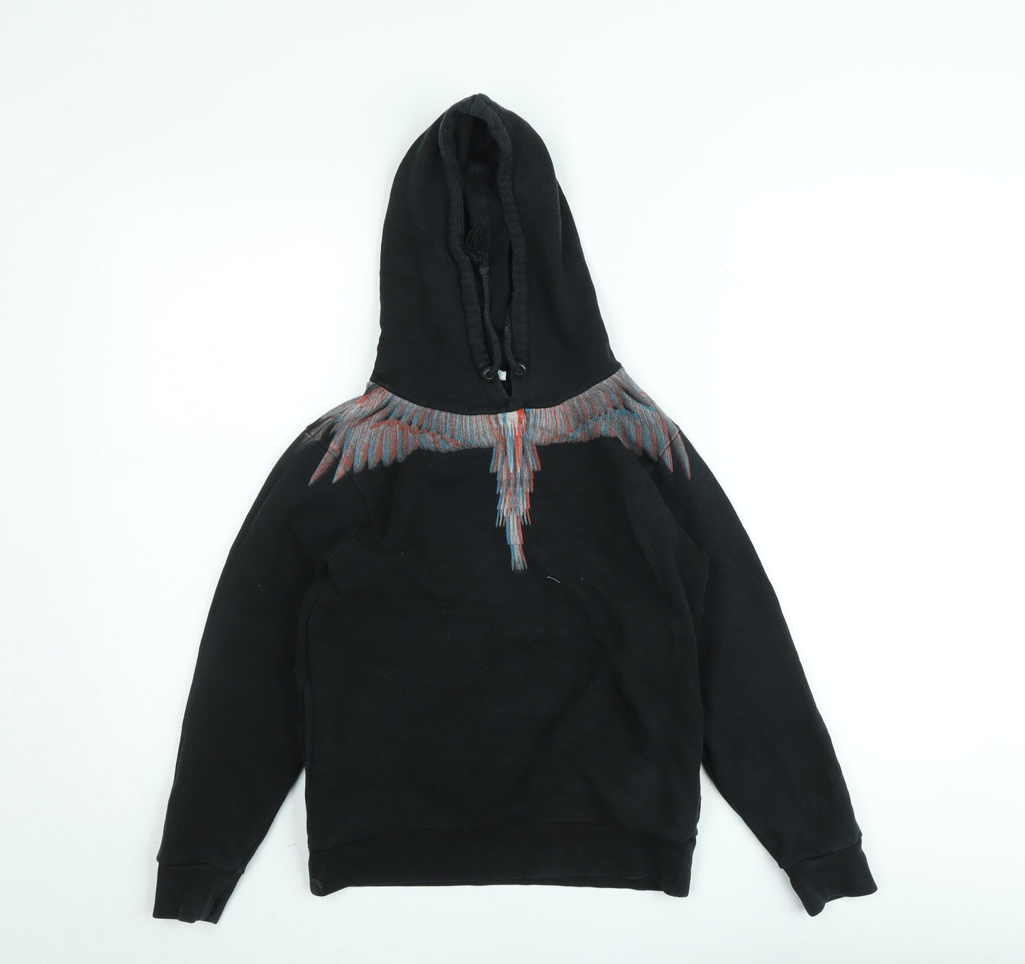 Marcelo Burlon Boys Black Graphic Pullover Hoodie Size 10 Years