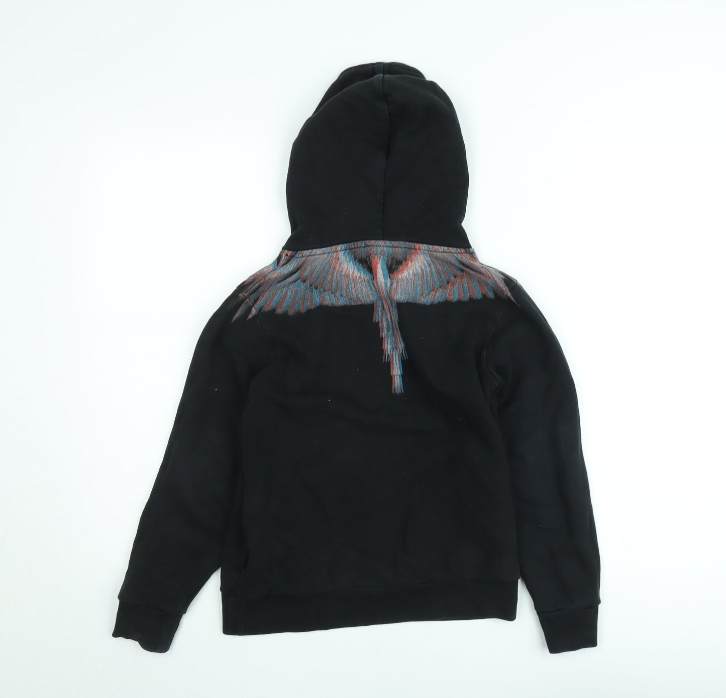 Marcelo Burlon Boys Black Graphic Pullover Hoodie Size 10 Years