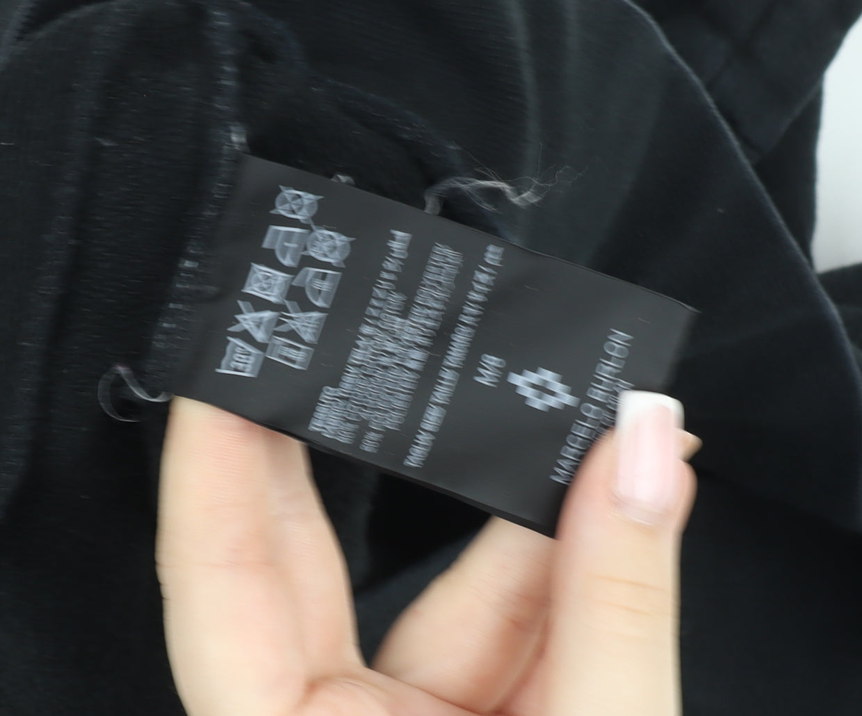 Marcelo Burlon Boys Black Graphic Pullover Hoodie Size 10 Years